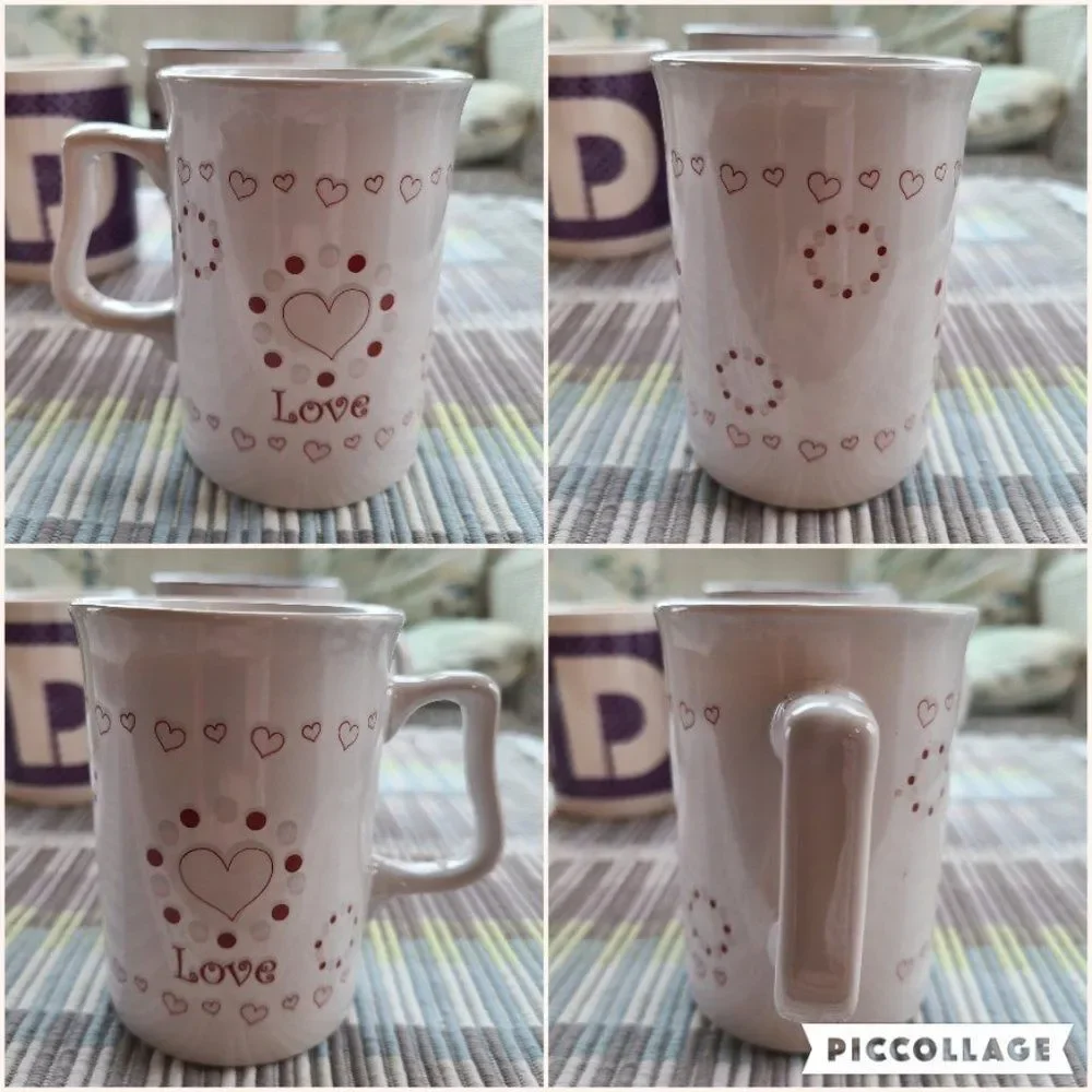 Coffee Mug Cup Lot - Vintage Christmas, Valentine, 